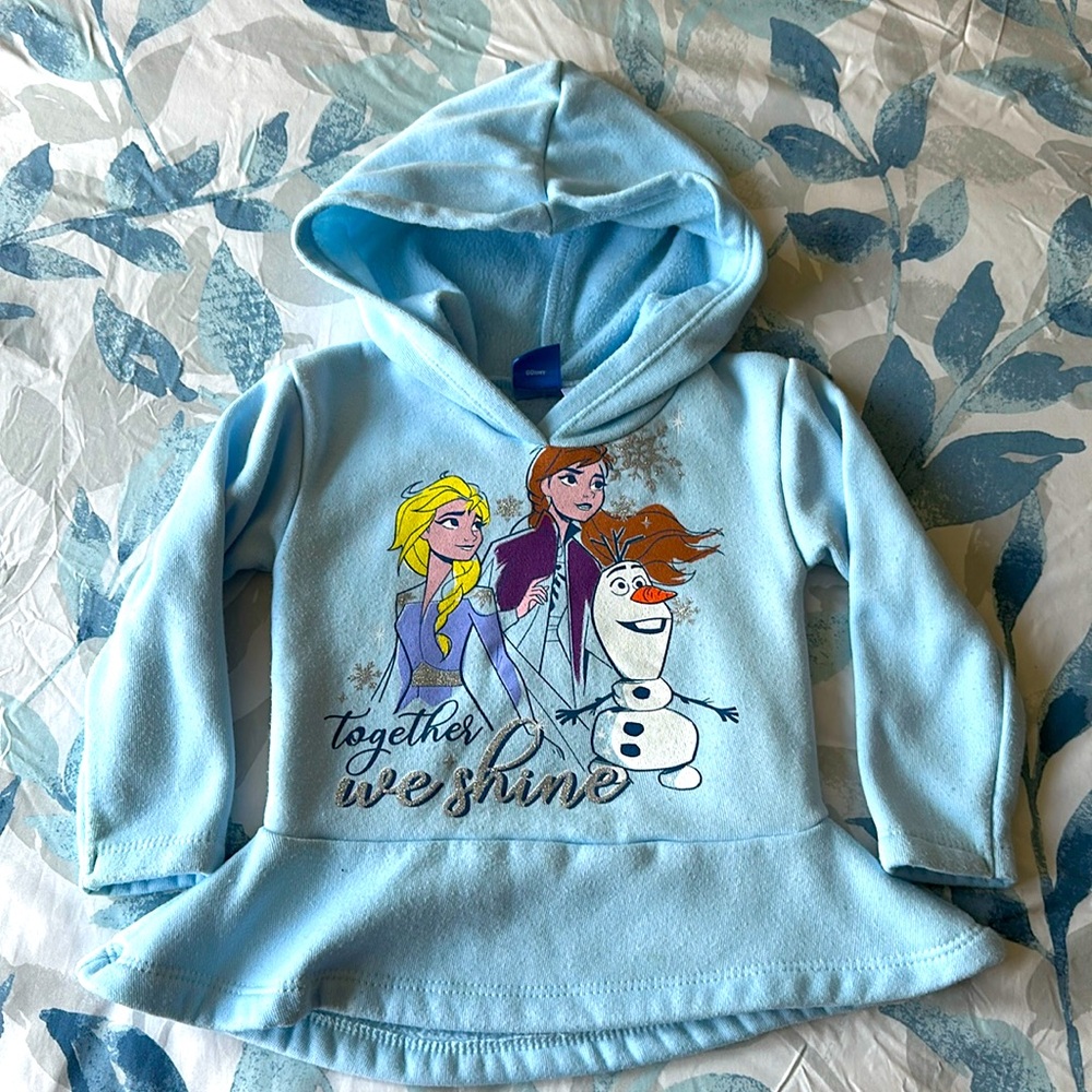 Frozen Sweater with Hoodie Size 3T